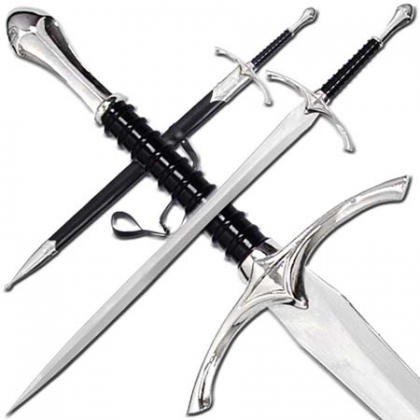 Glamdring Sword of Gandalf Black W/Scabbard