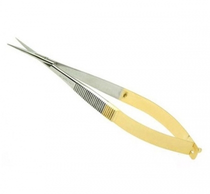 4.5-inches Gold Loop Spring Scissors