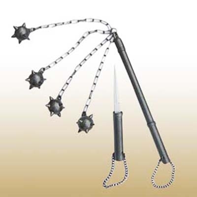 Medieval Four Ball Mace