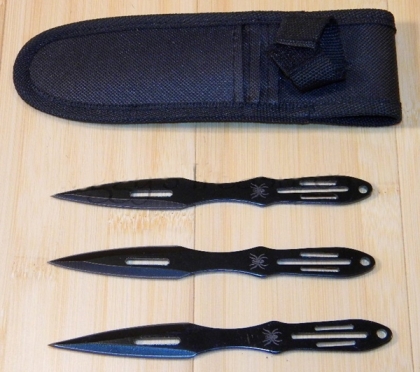 Black Widow Throwers Set of 3 pcs