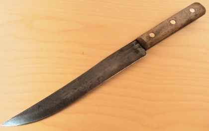 Hammered Carbon Steel Chef Knife