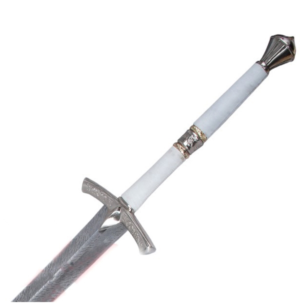 White Game Ice Lord of Thrones Greatsword Eddard Steel Replica Stark Sword image 3