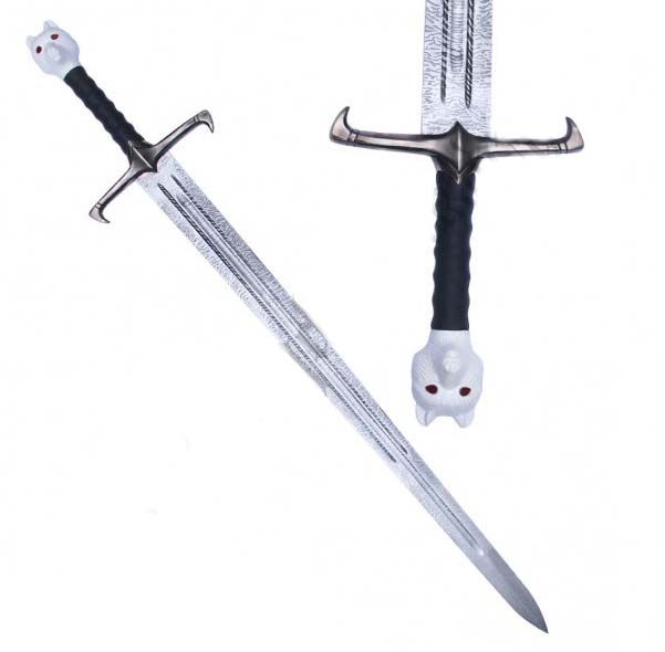 Dire Wolf Game Sword King of Thrones Jon 49" Snow Long White Claw Steward Longsword image 4