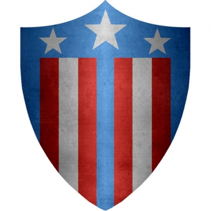 Classic Captain America shield