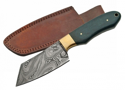 Damascus Hunting Chopper Wood Handle