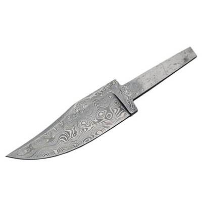 Damascus Full Tang Knife Blade