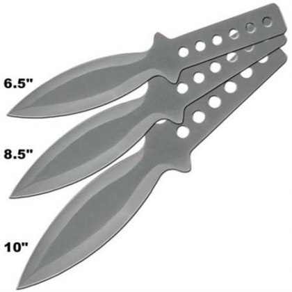 3-Pcs Practing Throwing Knives Set