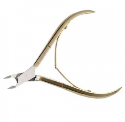 4-INCHES HALF JAW CUTICLE NIPPER