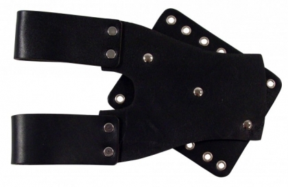Leather Sword Frog Hooks Through Belt