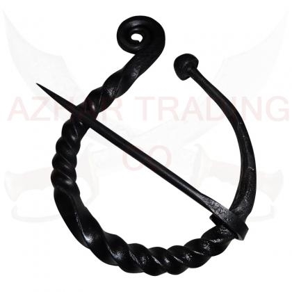 Hand Forged Twisted Ring Clasp