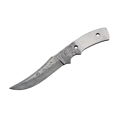 Damascus Bison Hunter Knife Blade