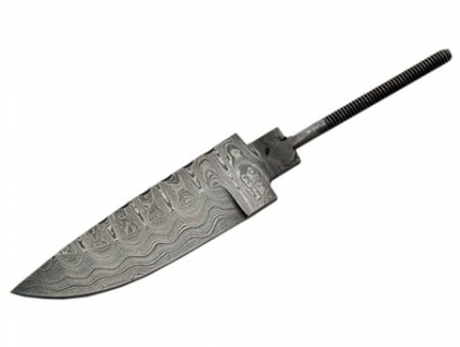 Damascus Skinner Knife Blade