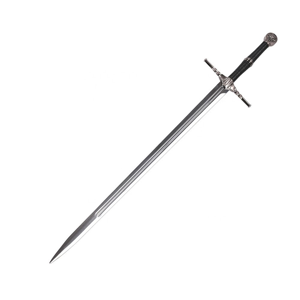 The Witcher 3 Geralt of Rivia Steel Sword Replica – 50 Inch Fantasy Sword with Scabbard image 4
