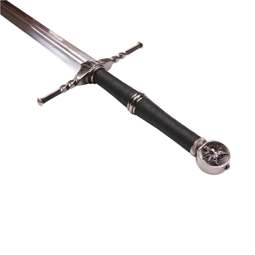 The Witcher 3 Geralt of Rivia Steel Sword Replica – 50 Inch Fantasy Sword with Scabbard image 3