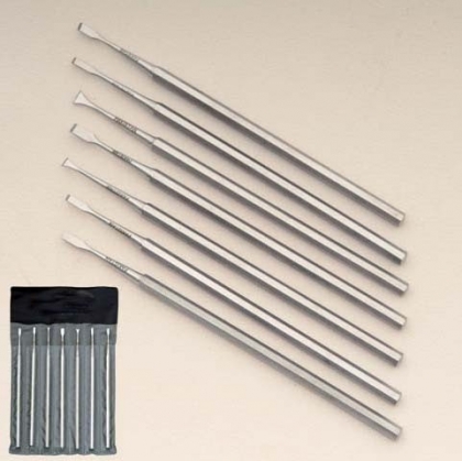7 PIECE ASSORTED DENTAL CHISEL SET