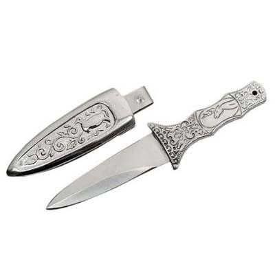 SILVER BOOT KNIFE