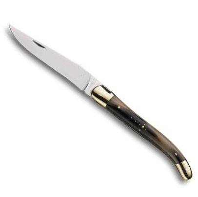 Laguiole Knife Single Blade Horn Handle