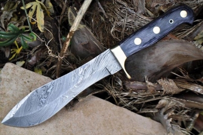 Damascus Handmade Hunting Bowie Knife