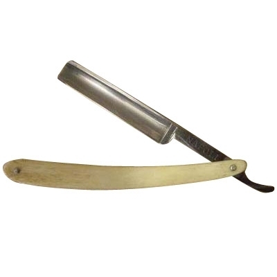 High Carbon Straight Shaving Razor Bone Handle