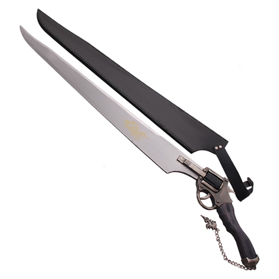 Final Fantasy VIII-8 Squall Functional Gun blade Revolver Sword image 4