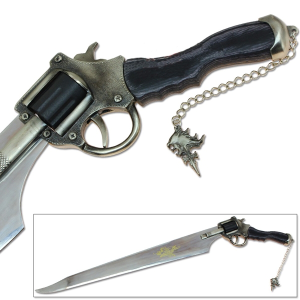 Final Fantasy VIII-8 Squall Functional Gun blade Revolver Sword image 9