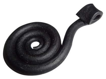Hand Forged Snake Amulet