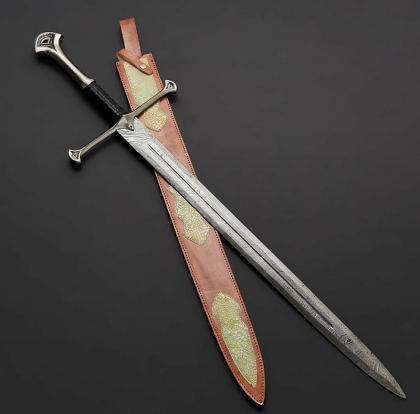 LOTR Anduril Damascus Sword 